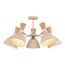 SLE1256-502-05 Светильник потолочный Бежевый/Бежевый, Светлое дерево, Золотистый E14 5*40W VISTA, изображение 4