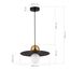 SLE1257-433-01 Светильник подвесной Черный/Черный, Бронзовый G9 1*5W 4000K RIZZ, изображение 5
