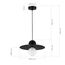 SLE1257-443-01 Светильник подвесной Черный/Черный G9 1*5W 4000K RIZZ, изображение 6