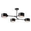SLE183402-04 Светильник потолочный Черный/Черный E14 4*60W GIMENTO, изображение 6