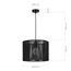 SLE6024-403-01 Светильник подвесной черный/черный E27 1*40W ETTAN, изображение 6