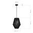 SLE6025-413-01 Светильник подвесной черный/черный E27 1*40W ETTAN, изображение 6