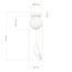SLE115402-01 Светильник подвесной Белый/Белый G9 1*40W MODENA, изображение 5