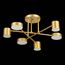 SLE201022-06 Светильник потолочный Золотистый/Золотистый LED 6*7W 4000K NOBEL, изображение 10