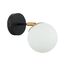 SLE220401-01 Светильник настенный Черный, Латунь/Белый E27 1*60W FORLI, изображение 4