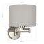 SLE300511-01 Светильник настенный Никель/Серый, Серебристый E27 1*40W BRESCIA, изображение 2