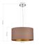 SLE300573-03 Светильник подвесной Никель/Темно-бежевый, Золотистый E27 3*40W BRESCIA, изображение 2