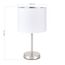 SLE300554-01 Прикроватная лампа Никель/Белый, Серебристый E27 1*40W BRESCIA, изображение 2