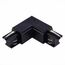ST030.409.15L Угловой токоподвод левый для трехфазного шинопровода ST-Luce Черный TRACE, изображение 3