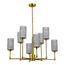 SL1240.303.08 Люстра подвесная ST-Luce Латунь/Дымчатый E27 8*60W GACCIOLO, изображение 2