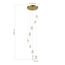 SL6114.203.08 Светильник подвесной ST-Luce Золотистый/Прозрачный LED 8*3W 3000K CASCATO, изображение 3