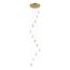 SL6114.203.12 Светильник подвесной ST-Luce Золотистый/Прозрачный LED 12*3W 3000K CASCATO