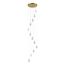 SL6114.203.12 Светильник подвесной ST-Luce Золотистый/Прозрачный LED 12*3W 3000K CASCATO, изображение 2