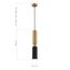 SL1192.343.01 Светильник подвесной ST-Luce Латунь/Латунь, Черный GU10 1*5W 4000K PRIETTI, изображение 3