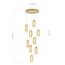 SL6506.203.09 Светильник подвесной ST-Luce Золотистый/Золотистый, Прозрачный LED 9*9W 3000K ALLUNGO, изображение 3