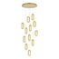 SL6506.203.12 Светильник подвесной ST-Luce Золотистый/Золотистый, Прозрачный LED 12*9W 3000K ALLUNGO