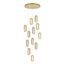 SL6506.203.12 Светильник подвесной ST-Luce Золотистый/Золотистый, Прозрачный LED 12*9W 3000K ALLUNGO, изображение 2