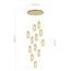 SL6506.203.12 Светильник подвесной ST-Luce Золотистый/Золотистый, Прозрачный LED 12*9W 3000K ALLUNGO, изображение 4