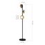 SL1521.405.03 Светильник напольный ST-Luce Черный/Дымчатый, Белый G9 3*5W 4000K NOON, изображение 3
