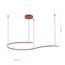 SL1018.603.01 Светильник подвесной ST-Luce терракотовый/прозрачный LED 1*65W 4000K EUCLIDICS, изображение 7