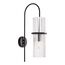 SL6145.401.01 Светильник настенный ST-Luce черный/прозрачный E14 1*40W TASSE