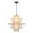 SL6241.513.01 Светильник подвесной ST-Luce Древесный/Белый E27 1*40W ALMA
