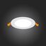 ST209.538.06 Св-к встр. Белый LED 1*6W 3000K 330Lm Ra80 110° IP20 D120xH8 90-265V Встраиваемые светильники, изображение 2