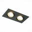 ST251.408.02 Св-к встр. Черный GU10 2*50W  IP20 L170xW92xH27 220V Без ламп Встраиваемые светильники, изображение 9