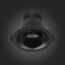 ST701.438.07 Св-к встр. Zoom Черный LED 1*7W 3000K 560Lm Ra 15°-60° IP20 D90xH65 170-240V Встраиваемые светильники, изображение 8
