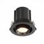 ST702.338.12 Св-к встр. Черный LED 1*12W 3000K 900Lm Ra80 24° IP20 D90xH92 180-240V Встраиваемые светильники, изображение 6