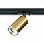 ST300.206.01 Св-к трек. Золотистый GU10 1*50W  IP20 L100xW54xH142 220V Без ламп BASE, изображение 6