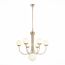 SL1504.203.07 Люстра подвесная ST-Luce Французское золото/Белый E27 7*60W AVELLINO, изображение 3