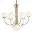 SL1504.203.07 Люстра подвесная ST-Luce Французское золото/Белый E27 7*60W AVELLINO, изображение 5