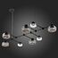 SL6005.403.08 Светильник подвесной ST-Luce Черный/Дымчатый, Прозрачный LED 8*3W 3000K VALLO, изображение 5