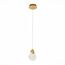 SL6104.203.01 Подвес ST-Luce Золотистый/Прозрачный,С пузырьками воздуха LED 1*3W 3000K MONTECELIO, изображение 3