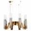 SL1235.303.08 Люстра подвесная ST-Luce Латунь/Хром, Прозрачный E14 8*40W ETTORE, изображение 3