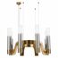 SL1235.303.08 Люстра подвесная ST-Luce Латунь/Хром, Прозрачный E14 8*40W ETTORE, изображение 4