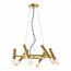 SL1236.203.06 Люстра подвесная ST-Luce Золотистый/Коньячный, Золотистый G9 LED 6*5W ECLIP, изображение 5