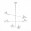 SL1801.503.06 Люстра подвесная ST-Luce Белый/Белый E14 6*60W MINNE, изображение 3