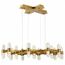 SL6007.203.26 Люстра подвесная ST-Luce Латунь/Прозрачный LED 26*2,5W 4000K GEMINA, изображение 3