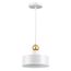4090/1 PENDANT ODL19 495 белый/золотой Подвес Е27 1*40W BOLLI