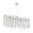 5004/12 HALL ODL23 636 серебристый/прозрачный металл/хрусталь Люстра G9 12*40W BANCHE