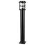 4964/1F NATURE ODL22 737 черный/стекло Ландшафтный светильник на столбе E27 1*60W IP44 MAGUS