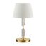4894/1T MODERN ODL_EX22 207 бронзовый/белый/абажур ткань Настольная лампа E27 1*60W LONDON