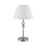 8274/1T CLASSI никель/белый/серый, металл/керамика/ткань Настольная лампа Е14 1*40W 220V VERMONT