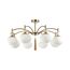 8272/8C NEOCLASSI латунь/бежевый/белый, металл/керамика/стекло Люстра потолочная Е14 8*40W 220V GLORIYA