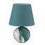 8139/1T MODERNI LN25 000 бирюзовый/серебро, керамика/текстиль Настольная лампа Е27 1*60W 220V TAPALA