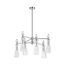 8268/6 NEOCLASSI хром/белый/прозрачный, металл/керамика/стекло Люстра Е14 6*40W 220V EMILY
