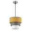 8038/1 MODERNI LN25 133 никель/желтый/серый/белый, металл/текстиль Подвесной светильник Е27 60W 220V ILAIDA