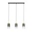 8101/3A COMFI LN25 325 черный/бронза металл/стекло Подвес Е14 3*40W 220V ISHA